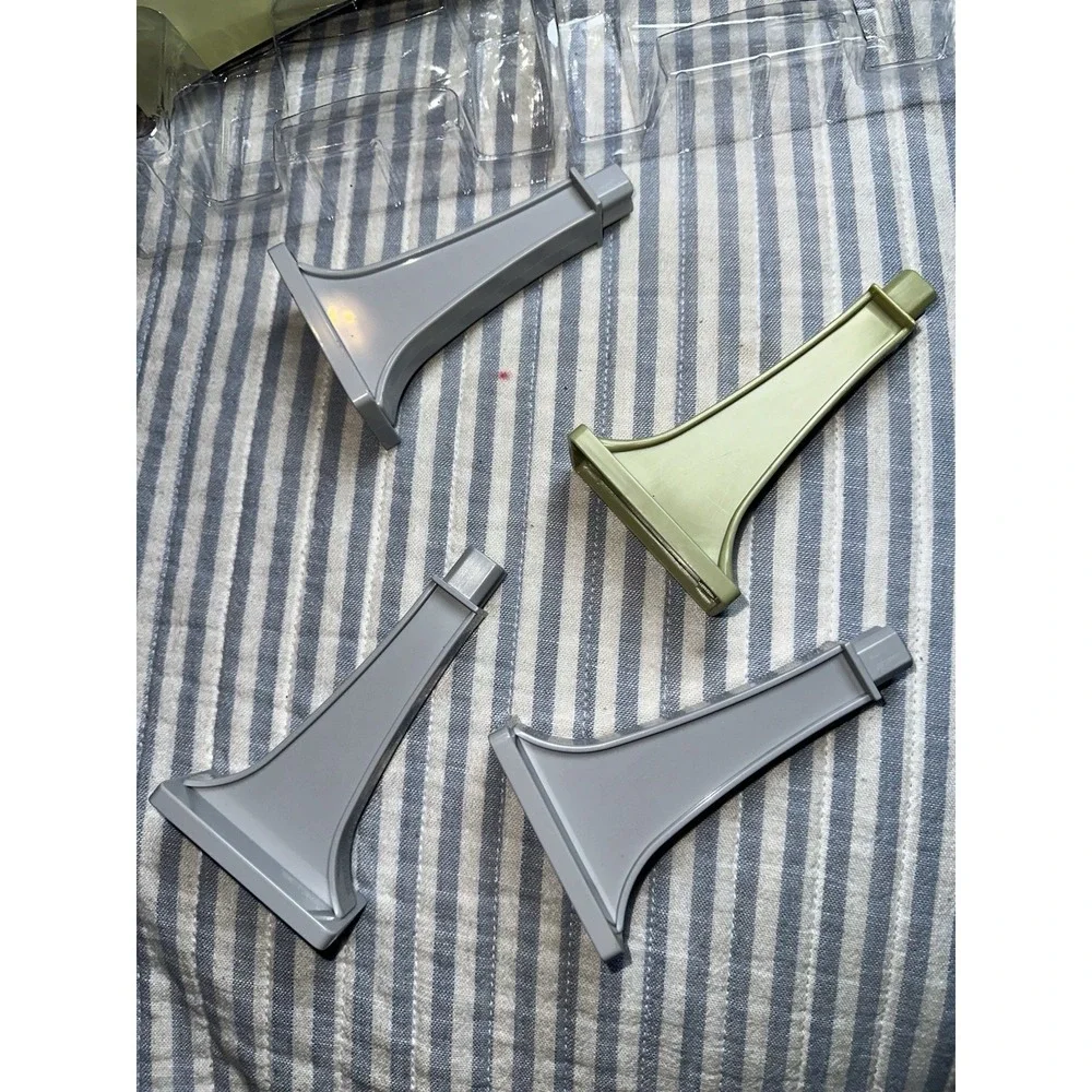 Vintage Disney Monorail Track Pieces Set W/‎ 4 Curved Beams & 4 Supports